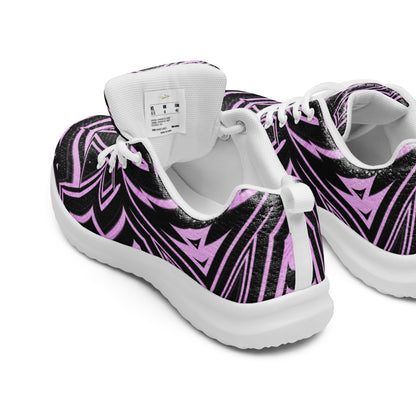 Women’s Athletic Shoes Abstract Geometric Pink