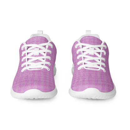 Women’s Athletic Shoes Pink Houndstooth-Gingham Mix