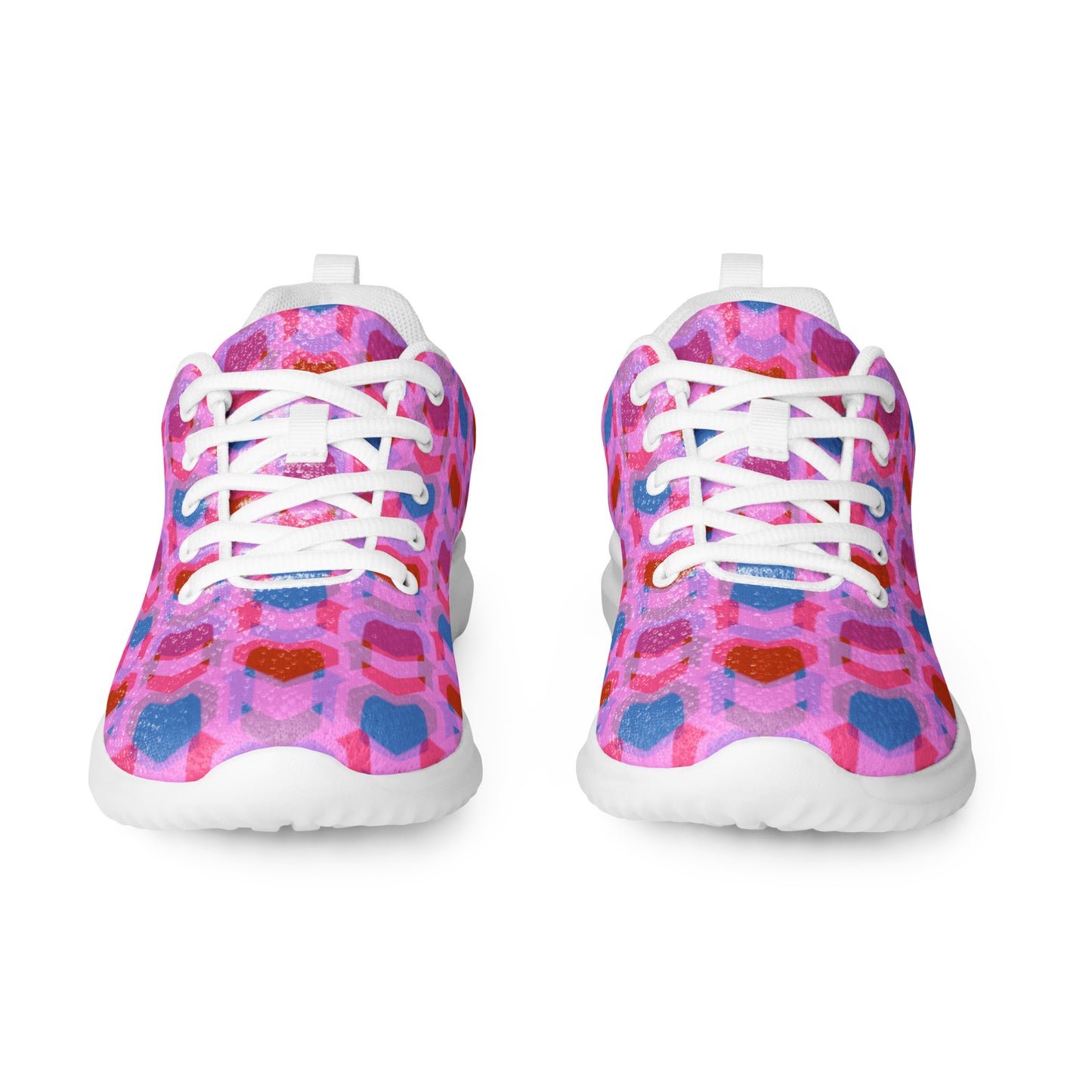 Women’s Athletic Shoes Heart Print