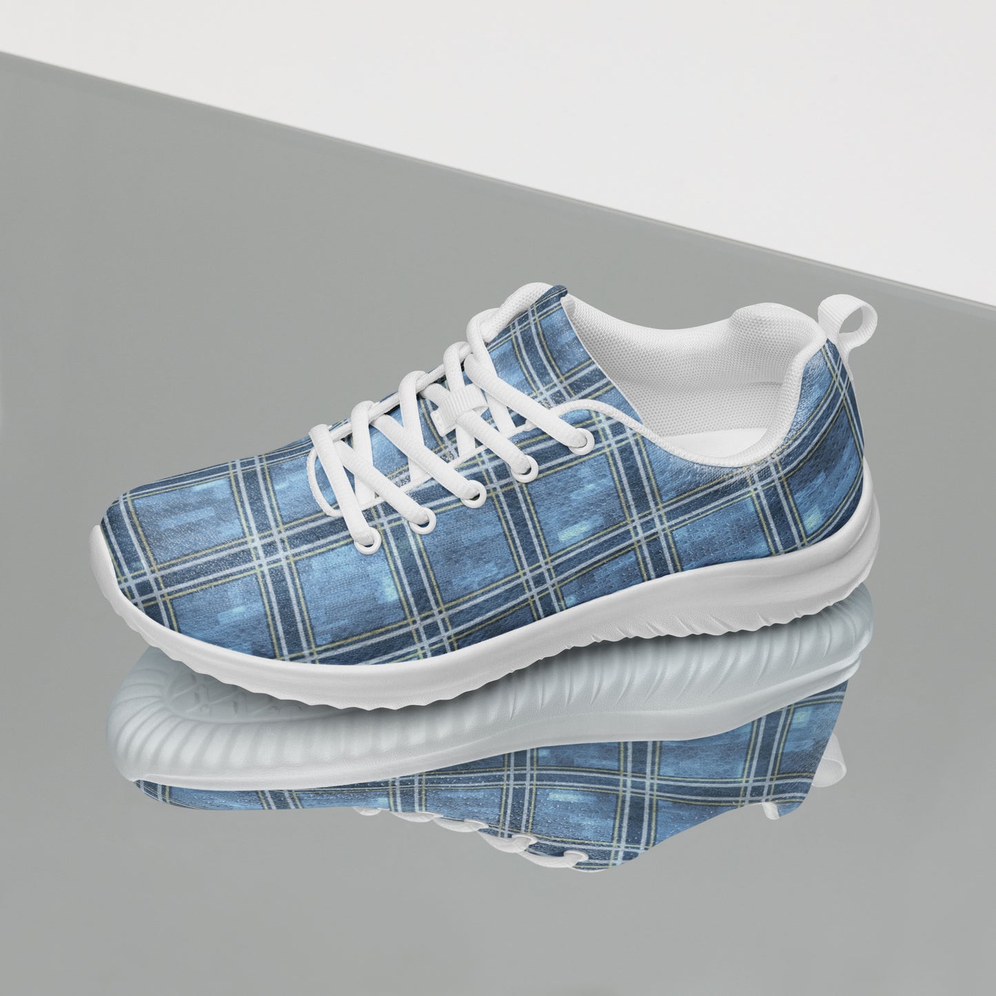 Women’s Athletic Shoes Windward Blue Plaid