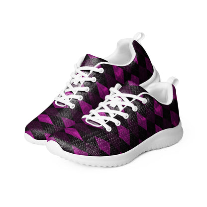 Women’s Athletic Shoes Plum Argyle