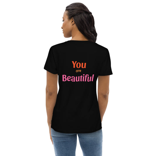 Women's Fitted Eco Tee You Are Beautiful