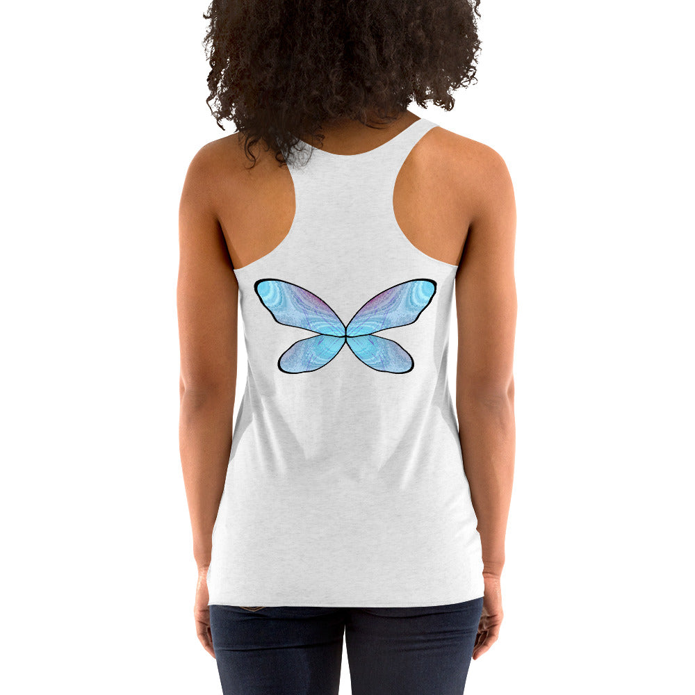 Women's Racerback Tank Fairy Wings