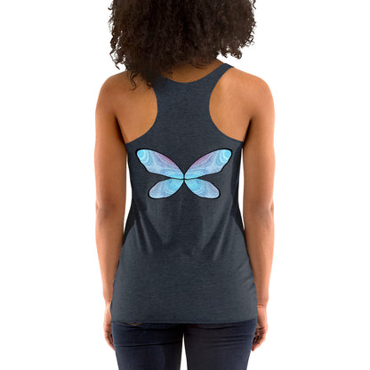 Women's Racerback Tank Fairy Wings