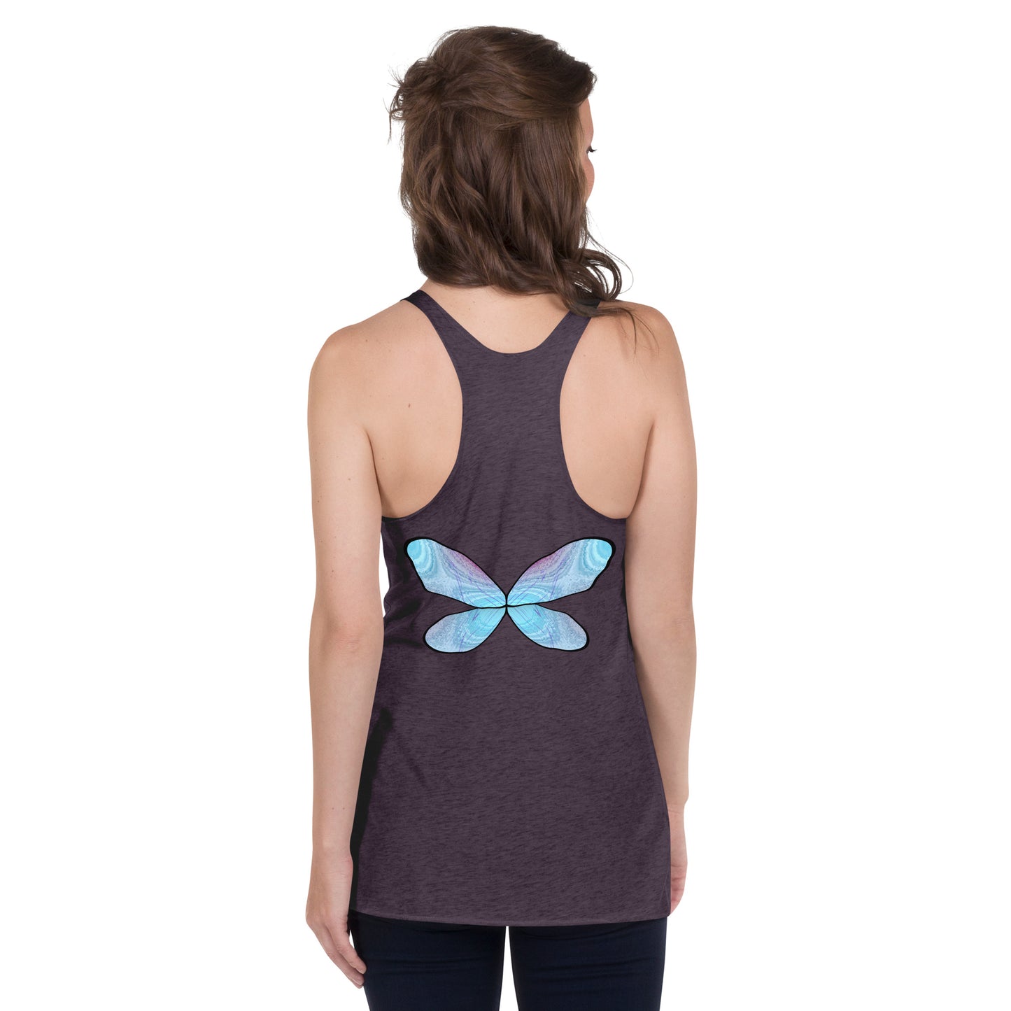 Women's Racerback Tank Fairy Wings