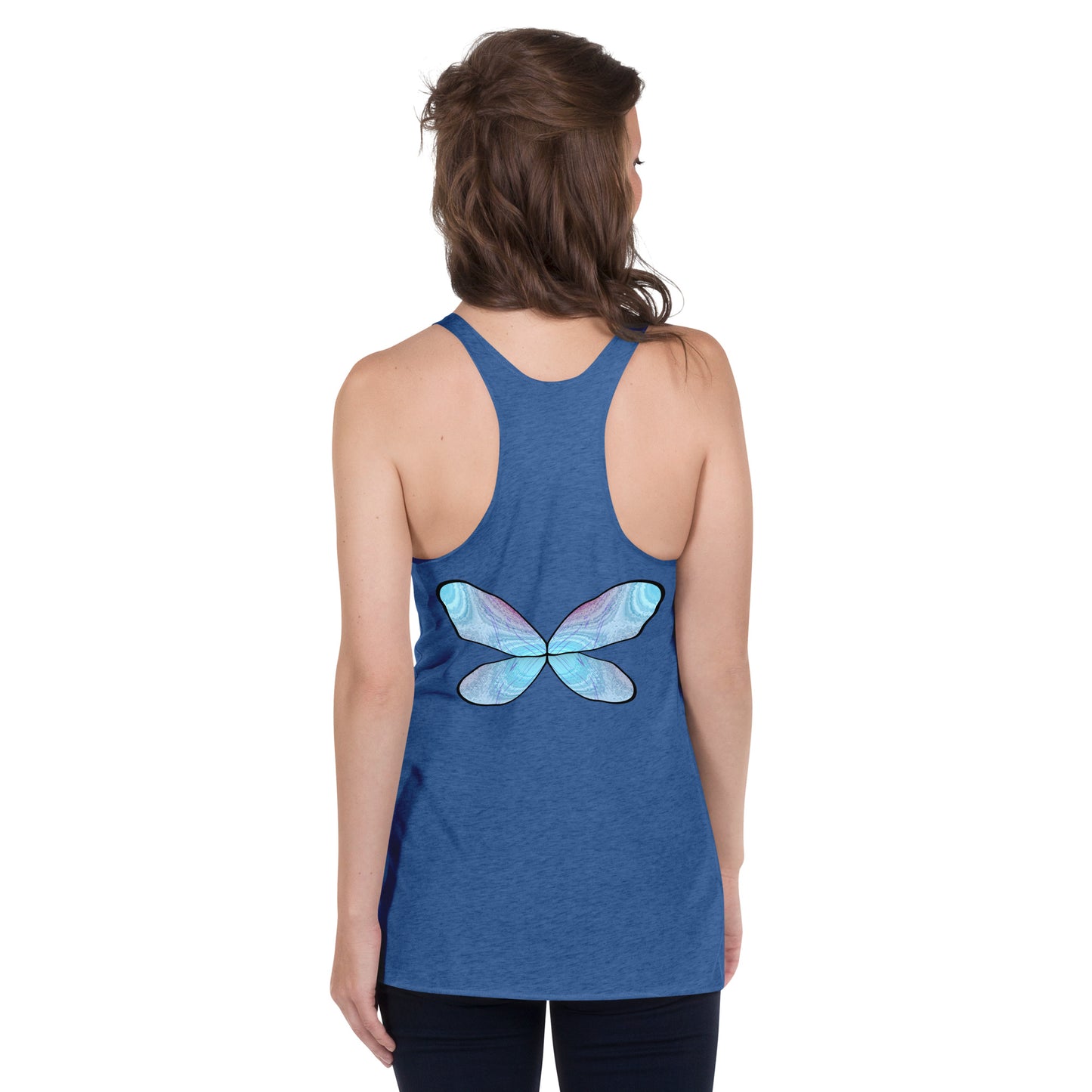 Women's Racerback Tank Fairy Wings