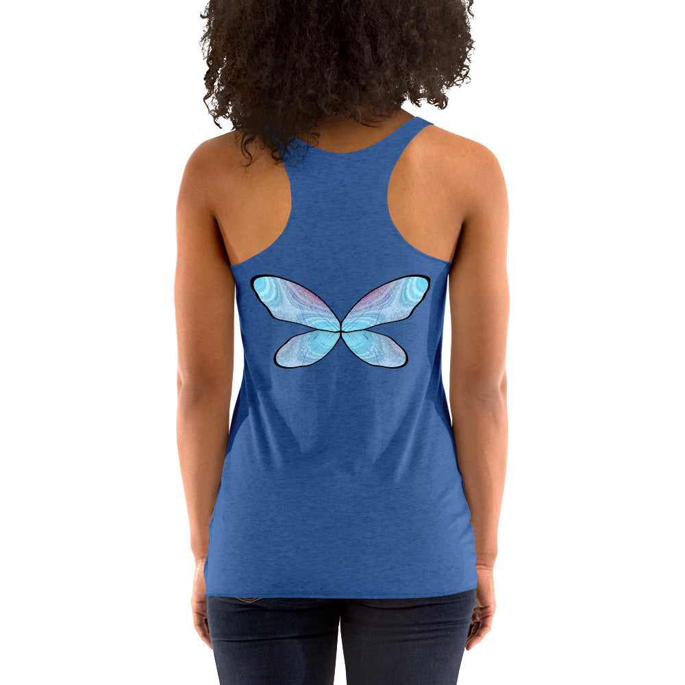 Women's Racerback Tank Fairy Wings