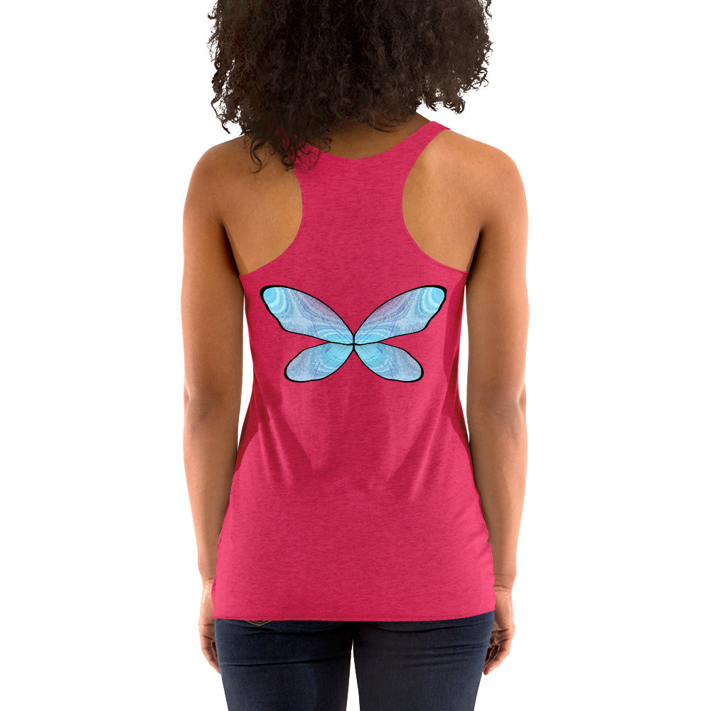 Women's Racerback Tank Fairy Wings