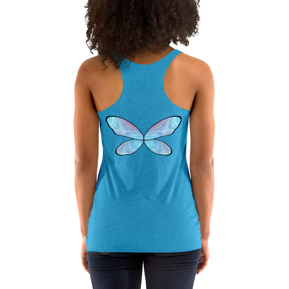 Women's Racerback Tank Fairy Wings