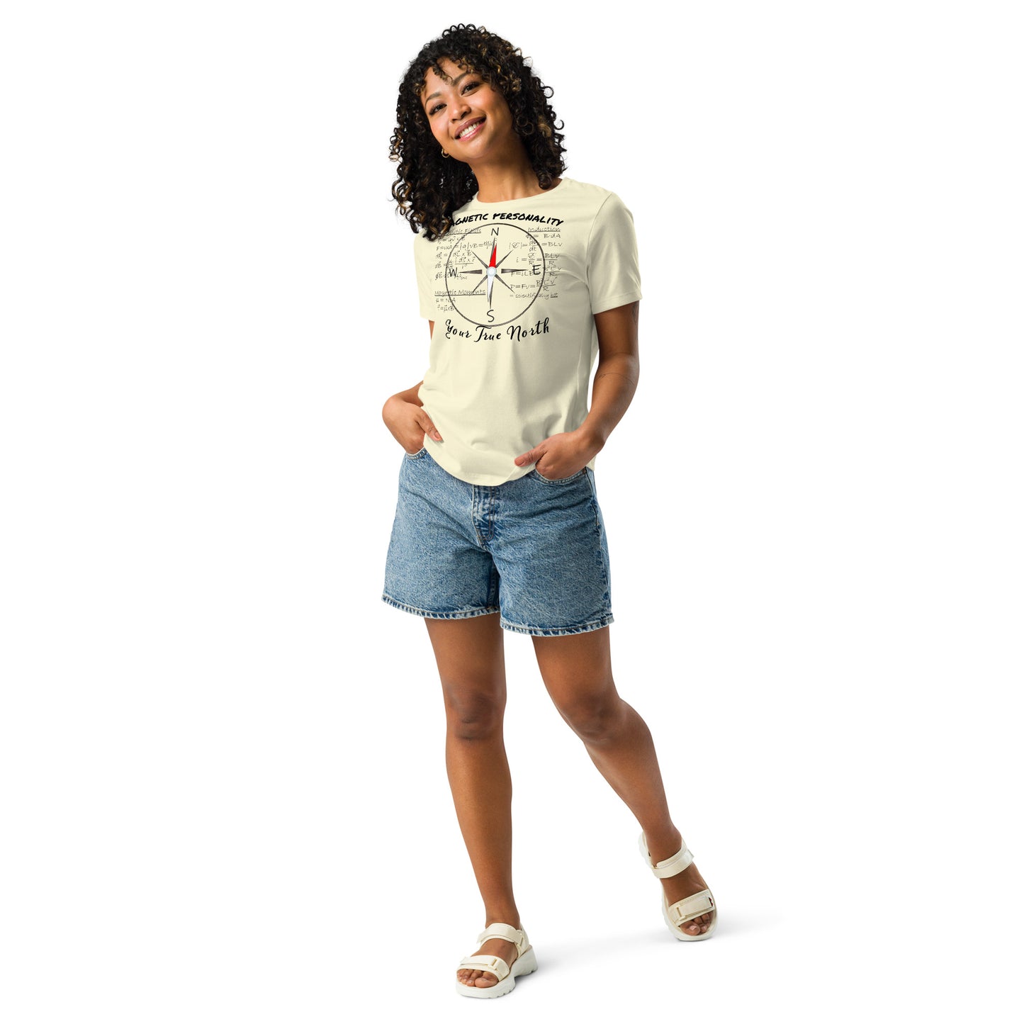 Women's Relaxed T-Shirt Magnetic Personality