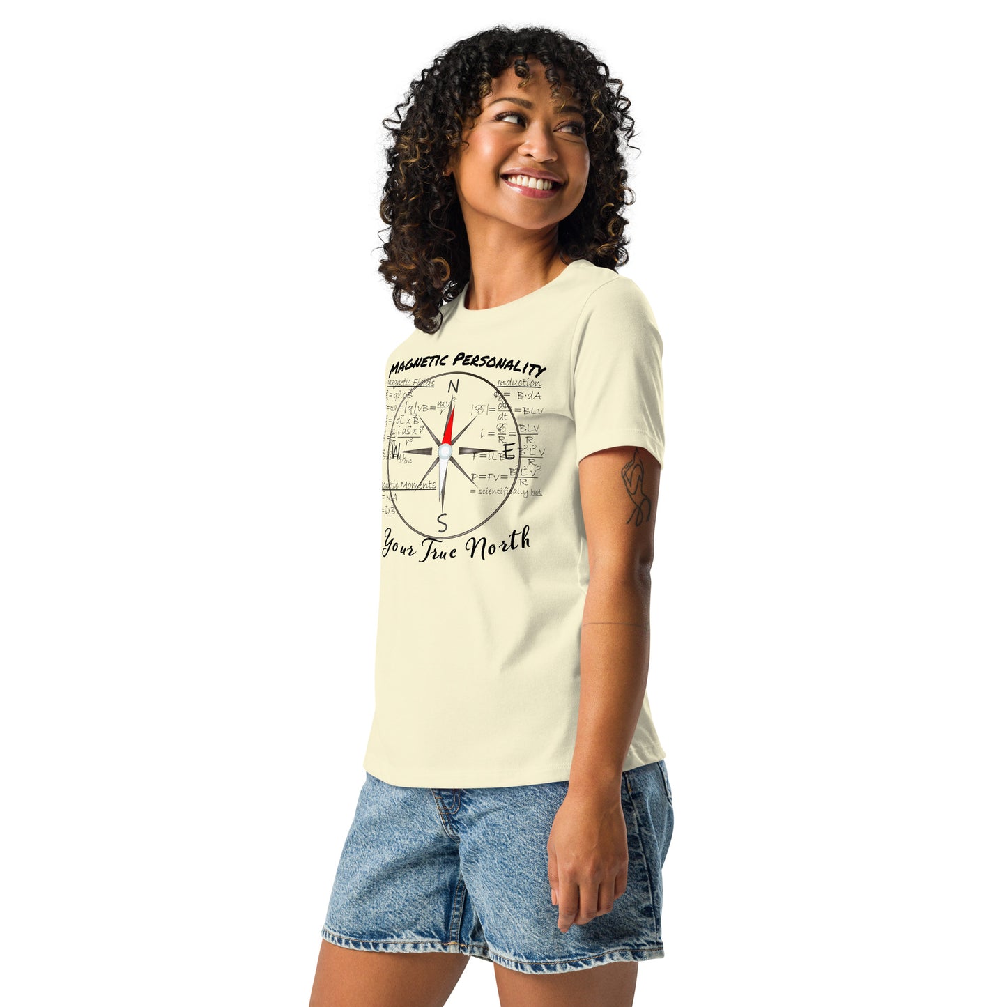 Women's Relaxed T-Shirt Magnetic Personality